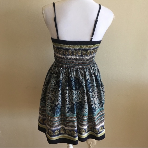 New Turquoise Bohemian Dress - Picture 5 of 6